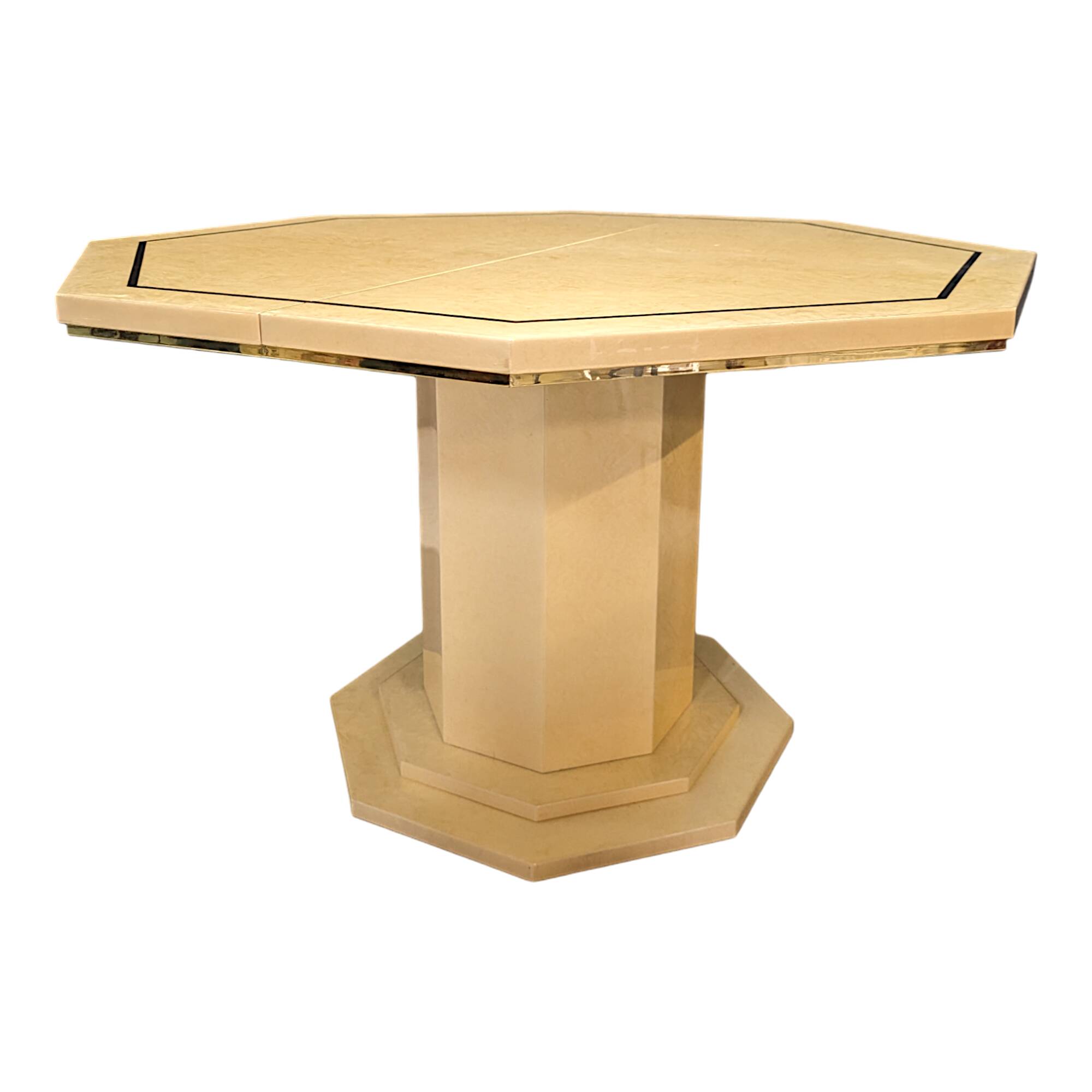 Table laquée blanc Eric Maville