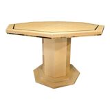 Table laquée blanc Eric Maville