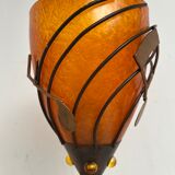 Pair of vintage musical note table lamps