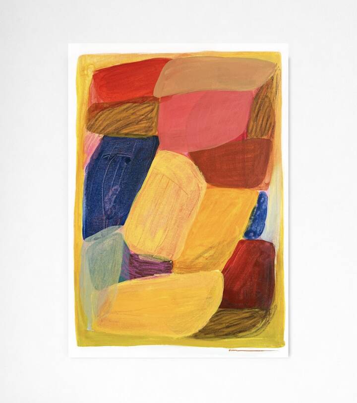 Original abstract painting on canvas