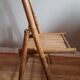 Chaise pliante en bambou
