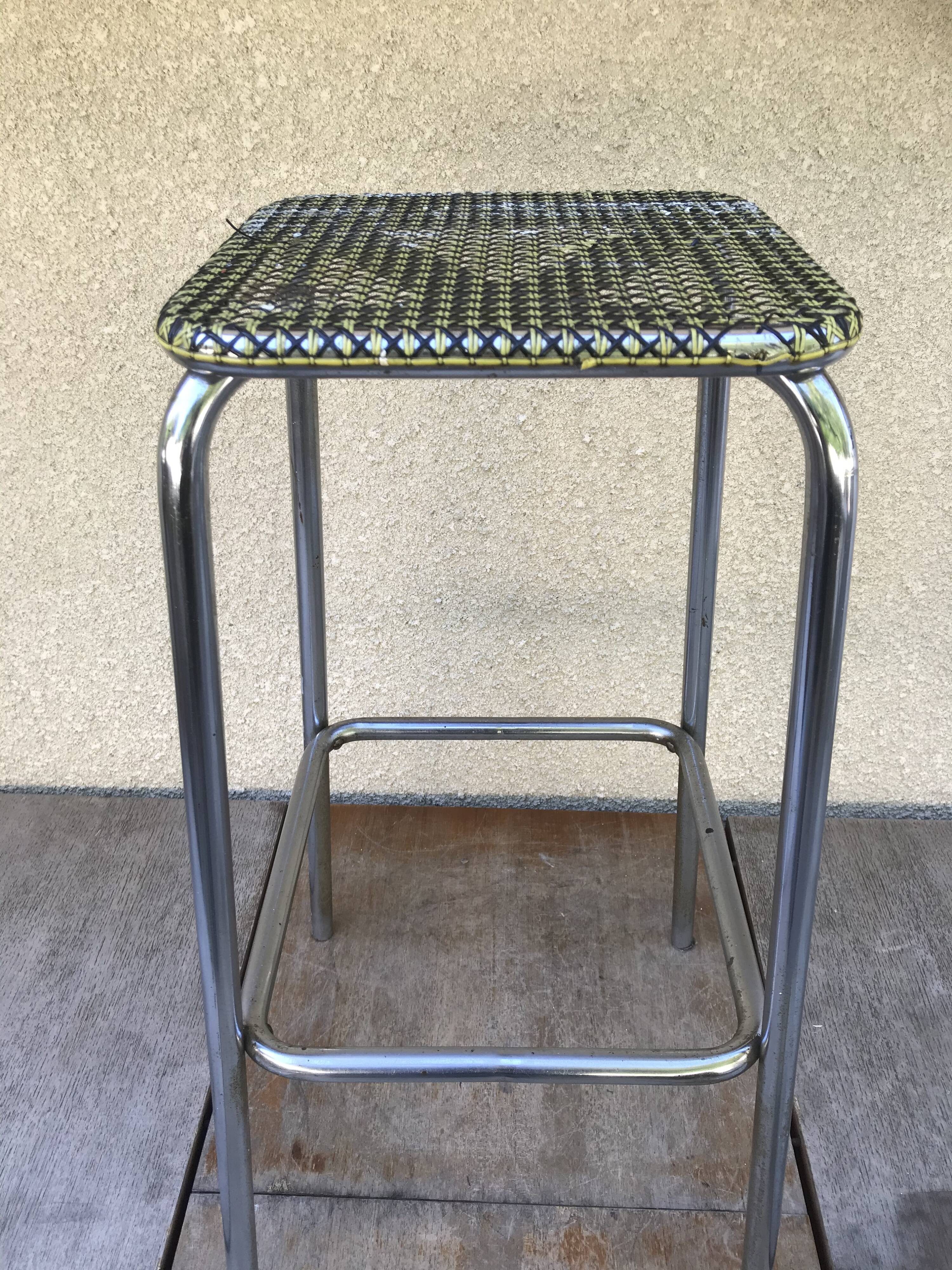 Ancient metal stool