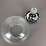 Cone Ice Glass Bubble Wall Light Made by Hillebrand Leuchten, Germany