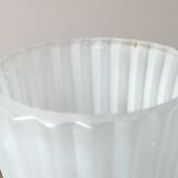 Set of 3 Art Deco frosted glass tulips