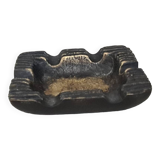 Brutalist bronze ashtray or pocket tray / 70s / vintage / artisanal work / Mid-Century / France / 20th century
