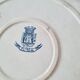 Antique hollow dish / deep plate in earthenware - "Floreal" model