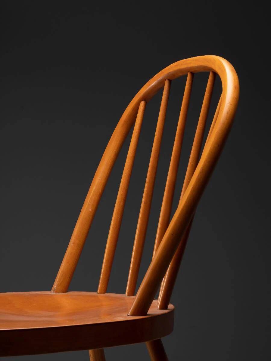 Set of four dining chairs, 1960s–70s