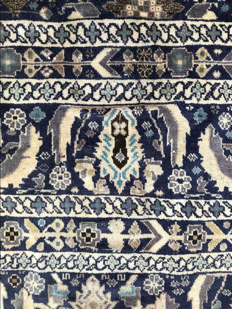 Tapis ancien Belutch Afghan fait main en laine 200x300 cm