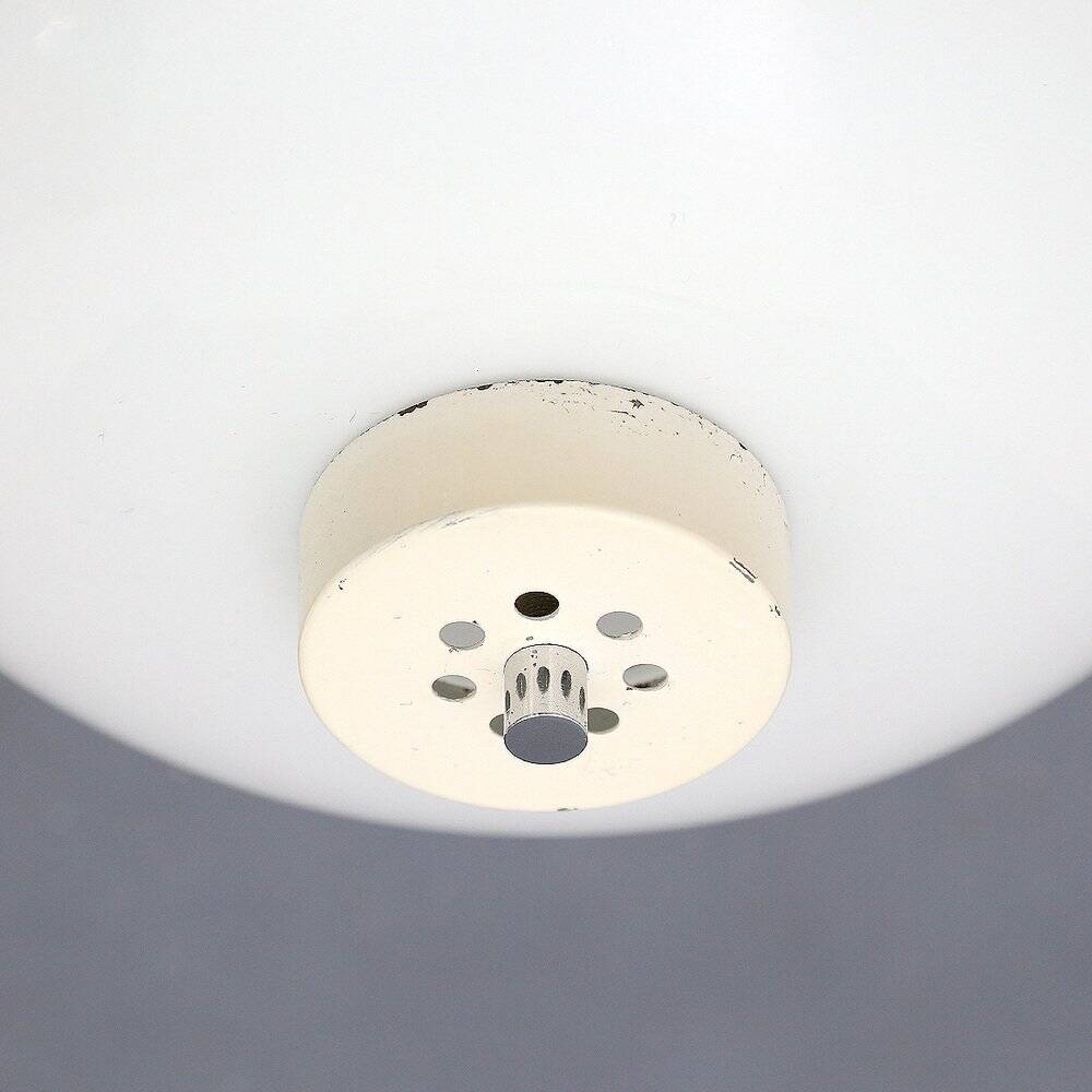 Chandelier with white glass diffuser, 1960s