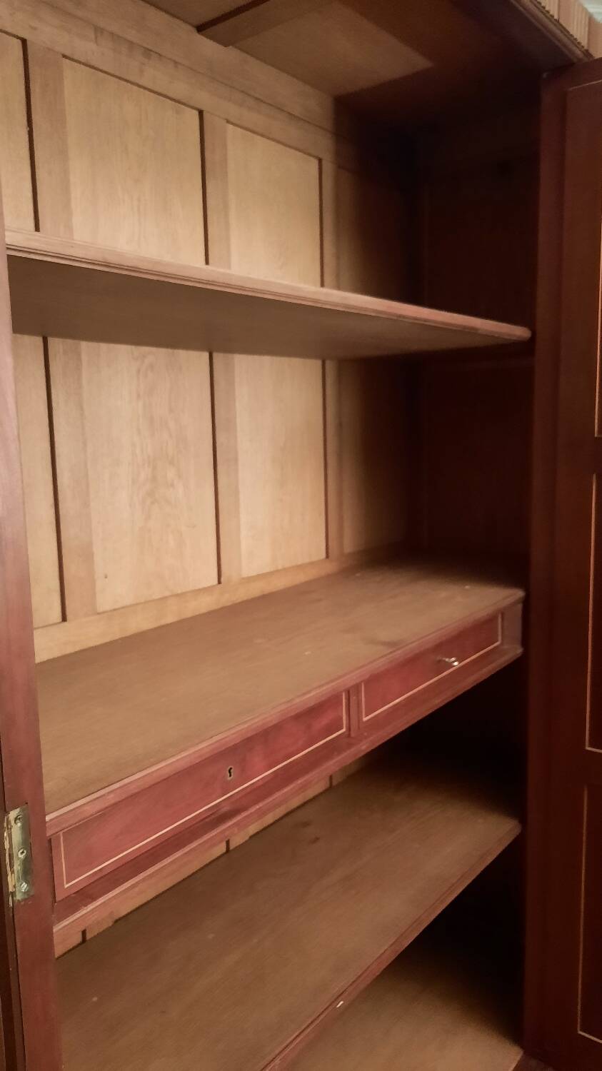 Old art deco style wardrobe
