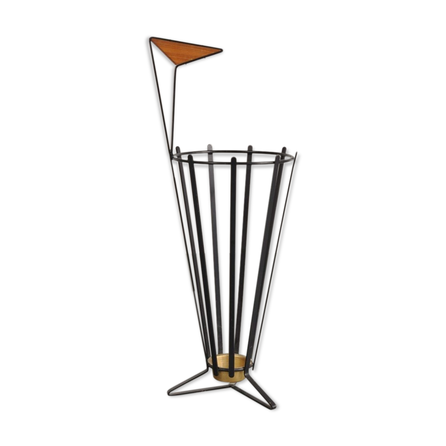 Umbrella metal black years 1960