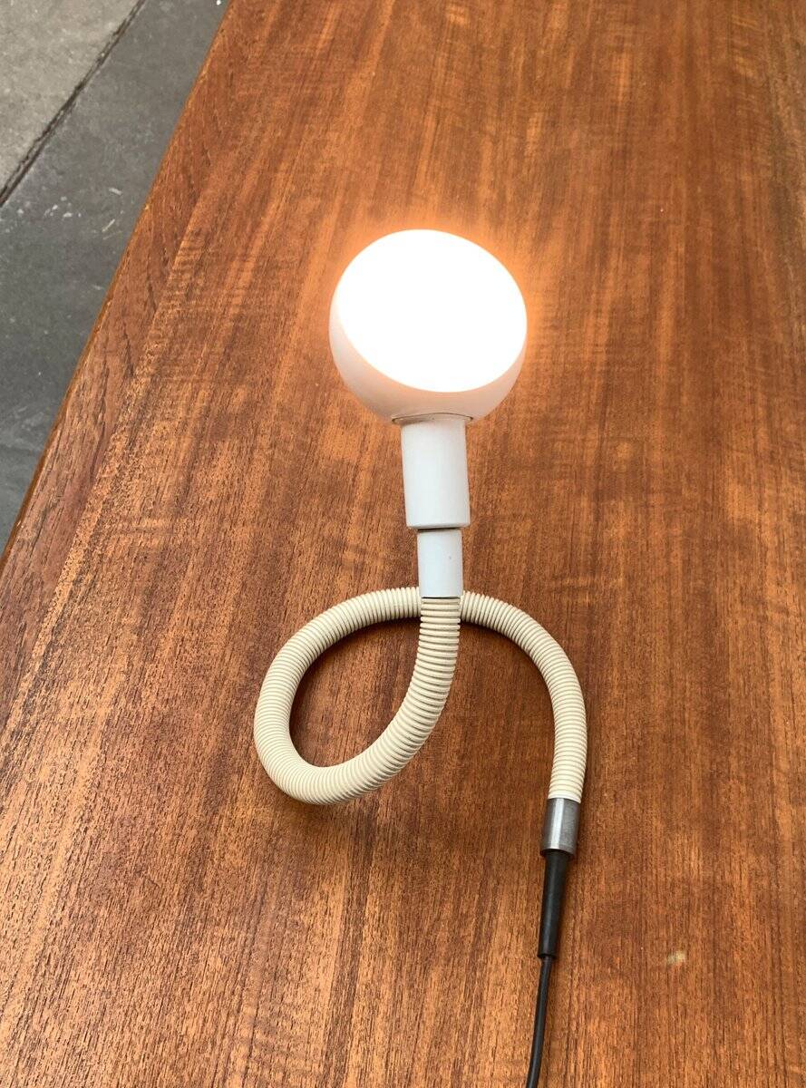 Vintage Italian Space Age Table Lamp Hebi by Isao Hosoe for Valenti Luce