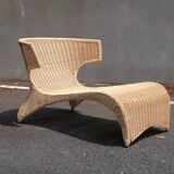 Rattan armchair / chaise longue by Monika Mulder for IKEA 120 € Delivery : from 4,99 €