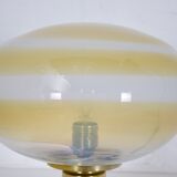 Lampe en verre soufflé opalescent Doria.