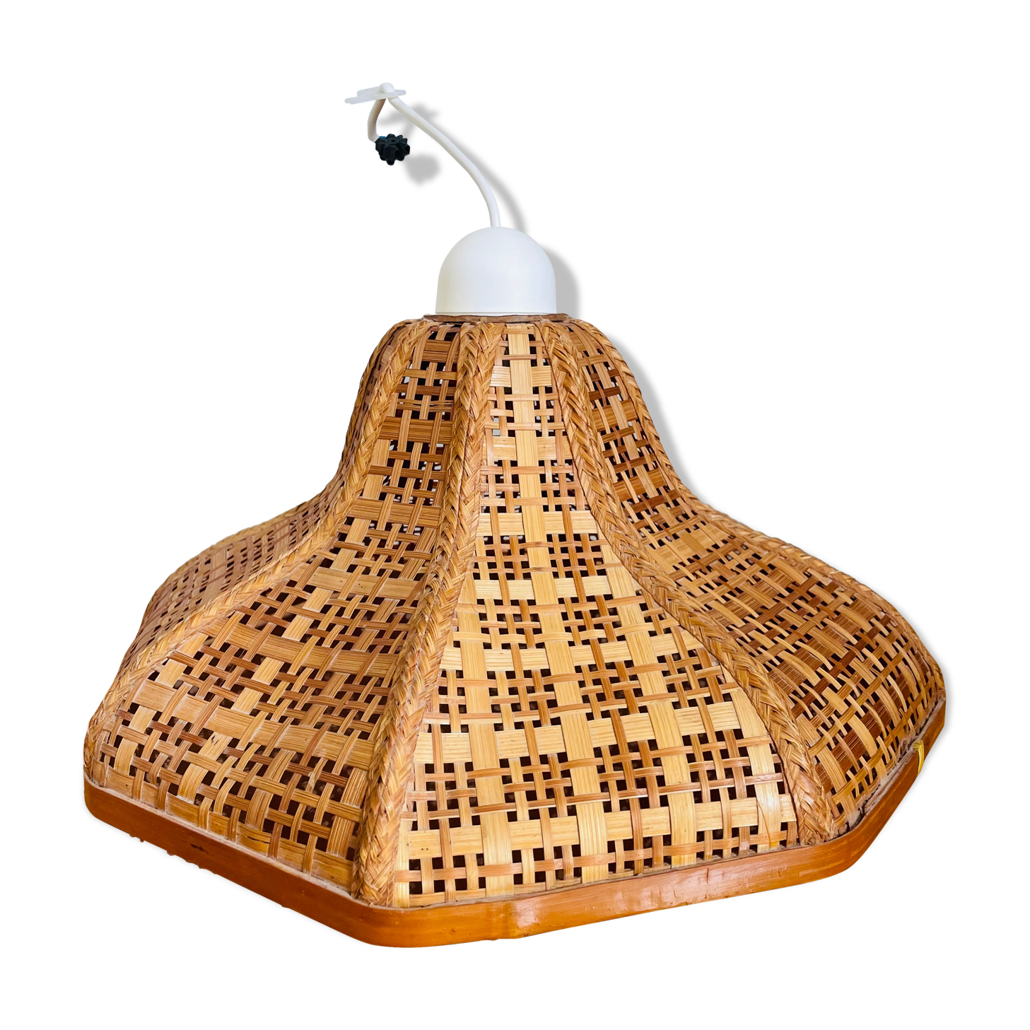 Hanging rotin osier vintage