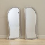 Set of two mirrors in pine frame, Danish design, 1960s, production: Denmark
