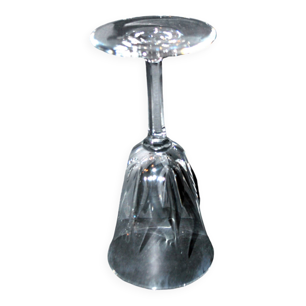 Lot de 8 verres à vin cerdagne en cristal taillé de saint louis h13cm
