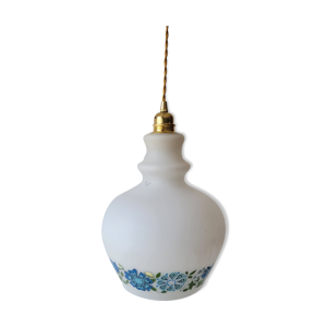 Suspension en opaline - 70s