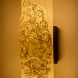 Cylindrical wall lamp from Murano 1960