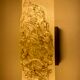 Cylindrical wall lamp from Murano 1960