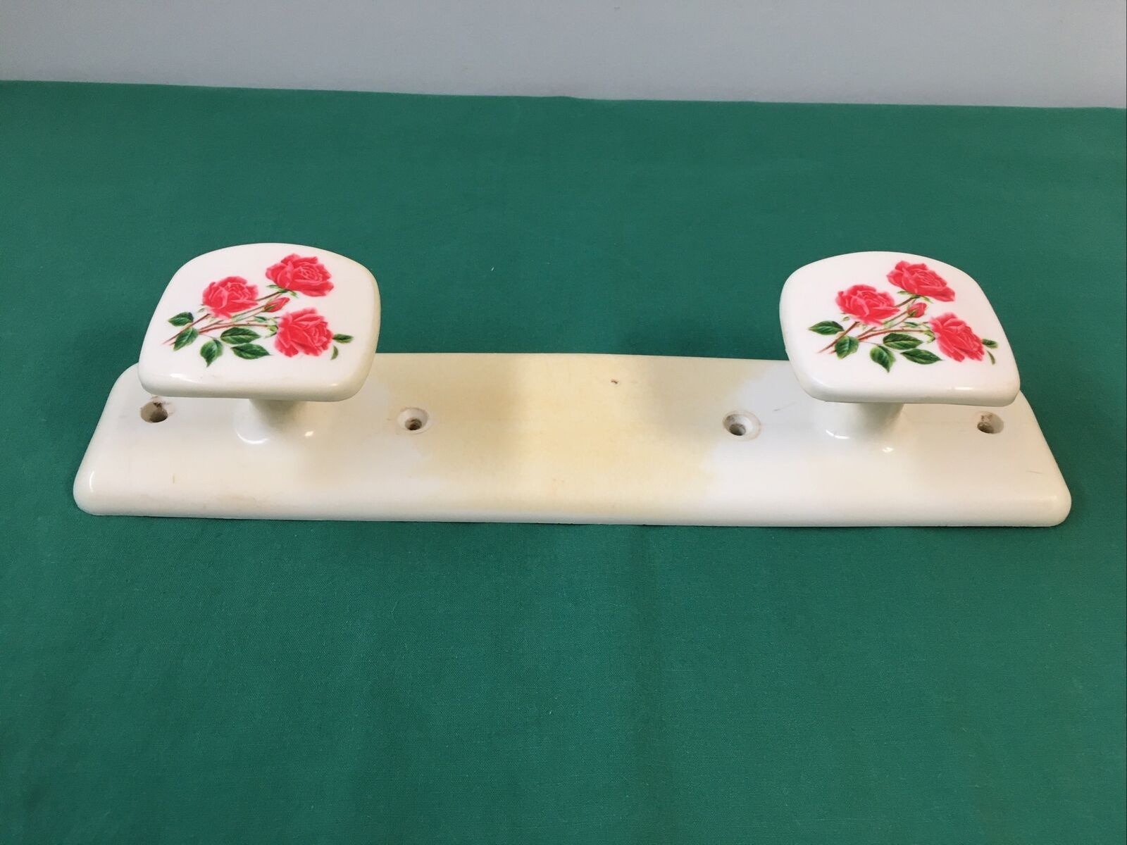 Plastic syla coat rack flowers wardrobe 2 vintage deco patères