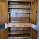 Norman buffet with 2 bodies in solid oak, manufactured by Doudard.