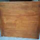 Old bamboo table in beech