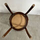 Lot 6 old vintage wooden bistro chairs brand Fischel early 20th century