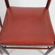 Suite de 4 chaises scandinaves en palissandre de Rio