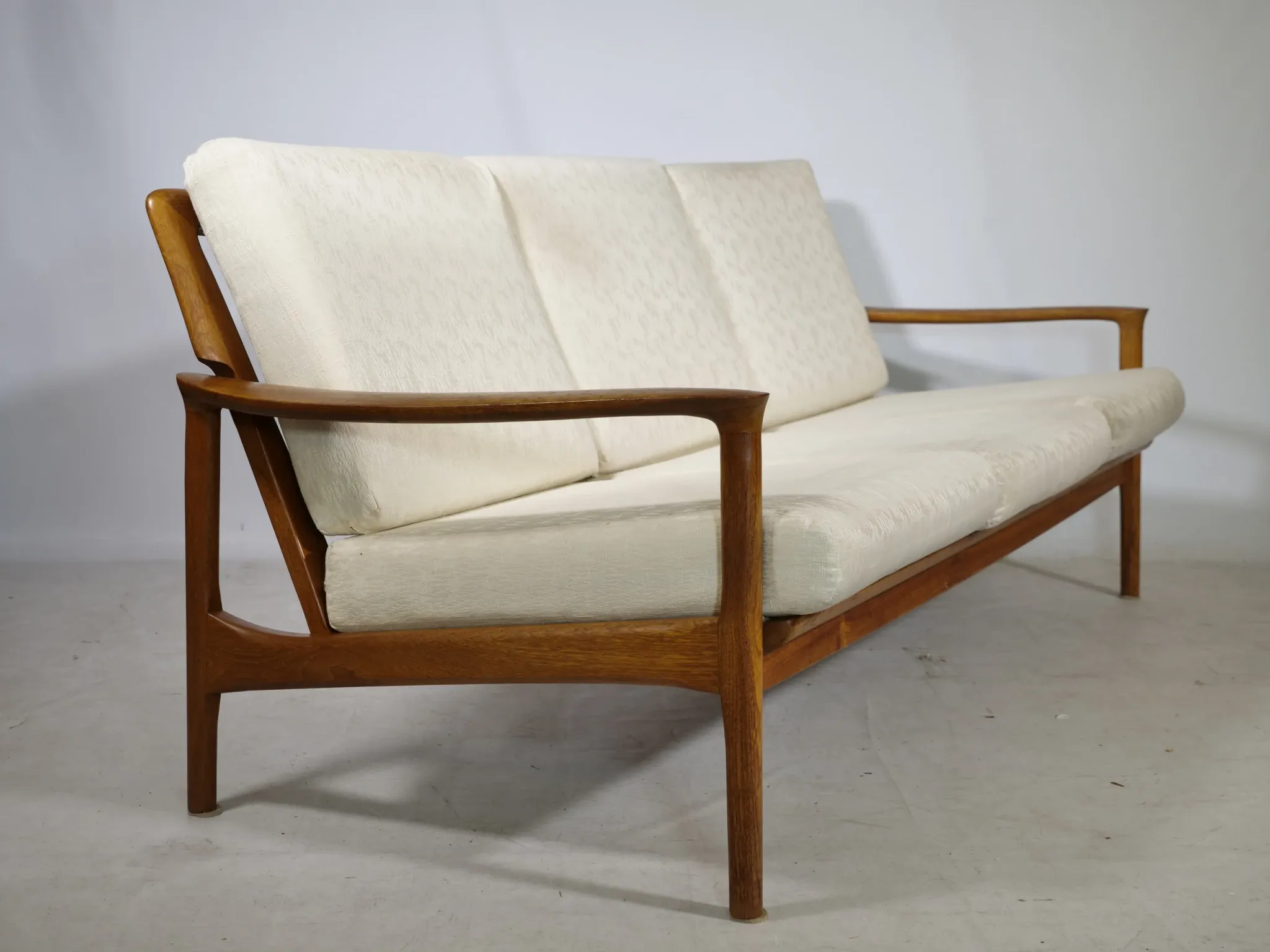 Danish Design Three Seater Sofa in Teak, 1960s