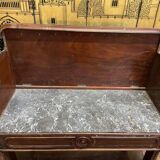 Console - Mahogany serving table from the Napoleon III period