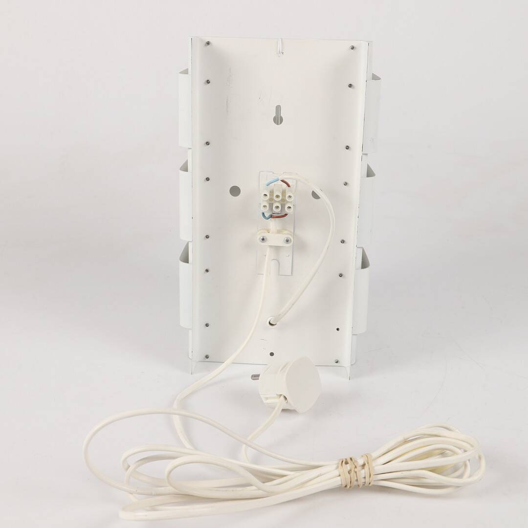 White lacquered metal wall lamp - Hans-Agne Jakobsson