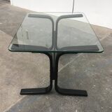 Mid-century Norwegian Siesta glass side table by Ingmar Relling for Westnofa.