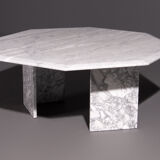 Table basse en marbre, 8 coins