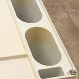 Space Age white Joe Colombo 'Boby' storage trolley, 1970s