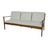 Mid Century Three-seater Sofa Model PJ112  by Ole Wanscher for Poul Jeppesens, Denmark, 1960s