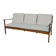 Mid Century Three-seater Sofa Model PJ112  by Ole Wanscher for Poul Jeppesens, Denmark, 1960s