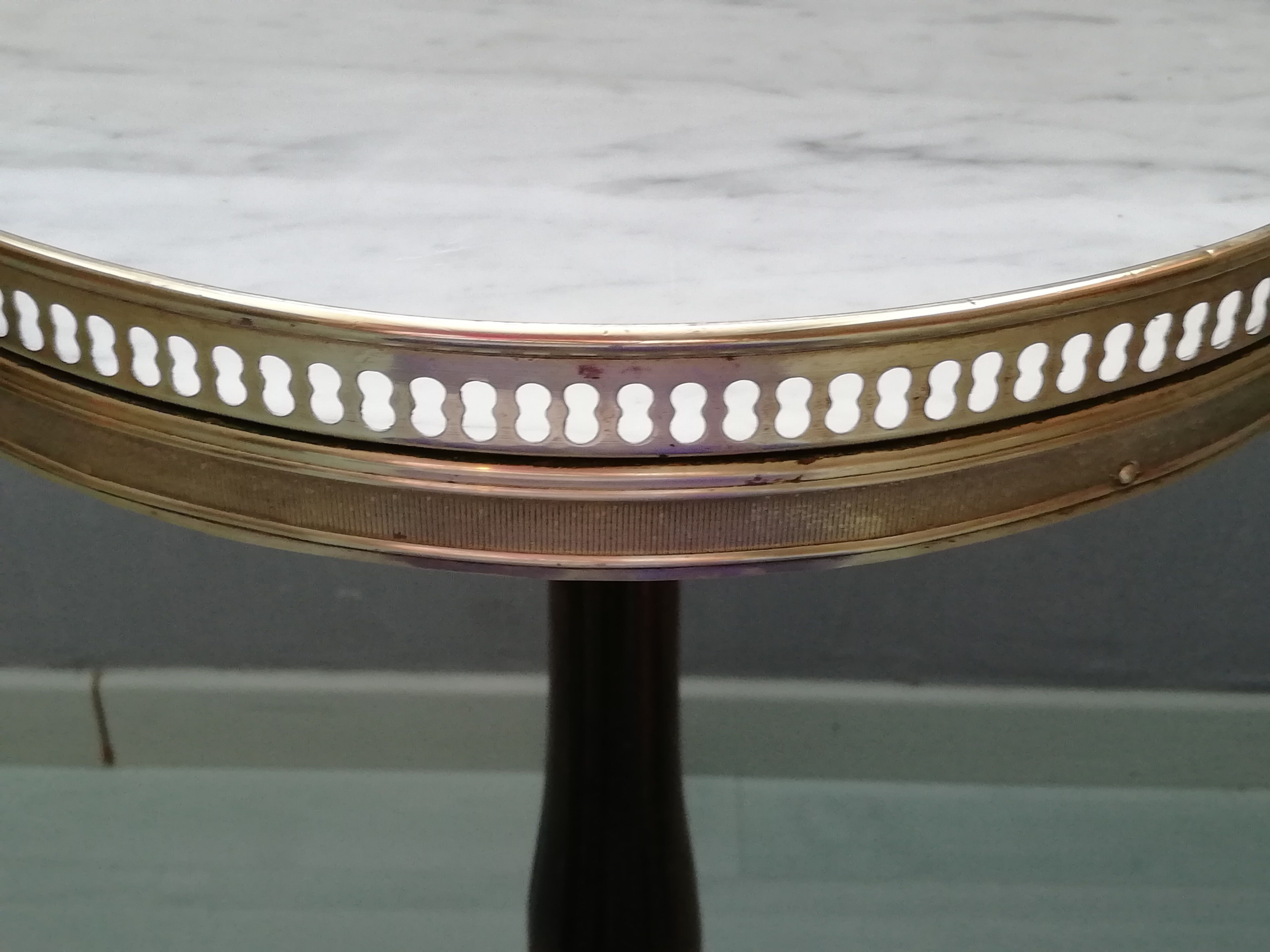 Pedestal table form Bouillotte Louis XVI