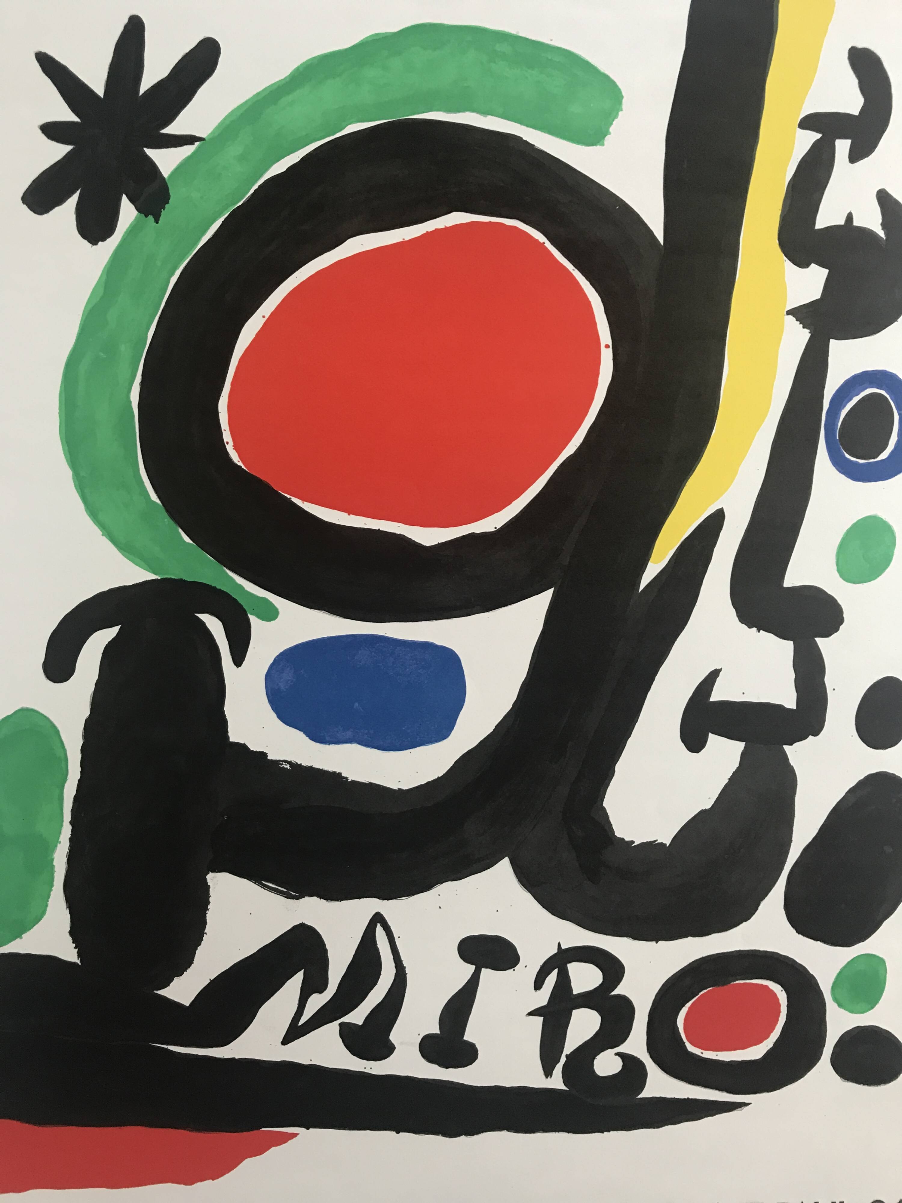 Joan MIRO: Original lithograph poster Fondation Maeght, 1968