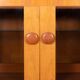 Two-piece wardrobe made of Danish teak veneer from the 1970s
