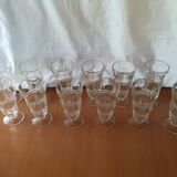 Milkshake glasses Stemmed ice cream cups
