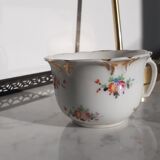 Antique flowered porcelain cup