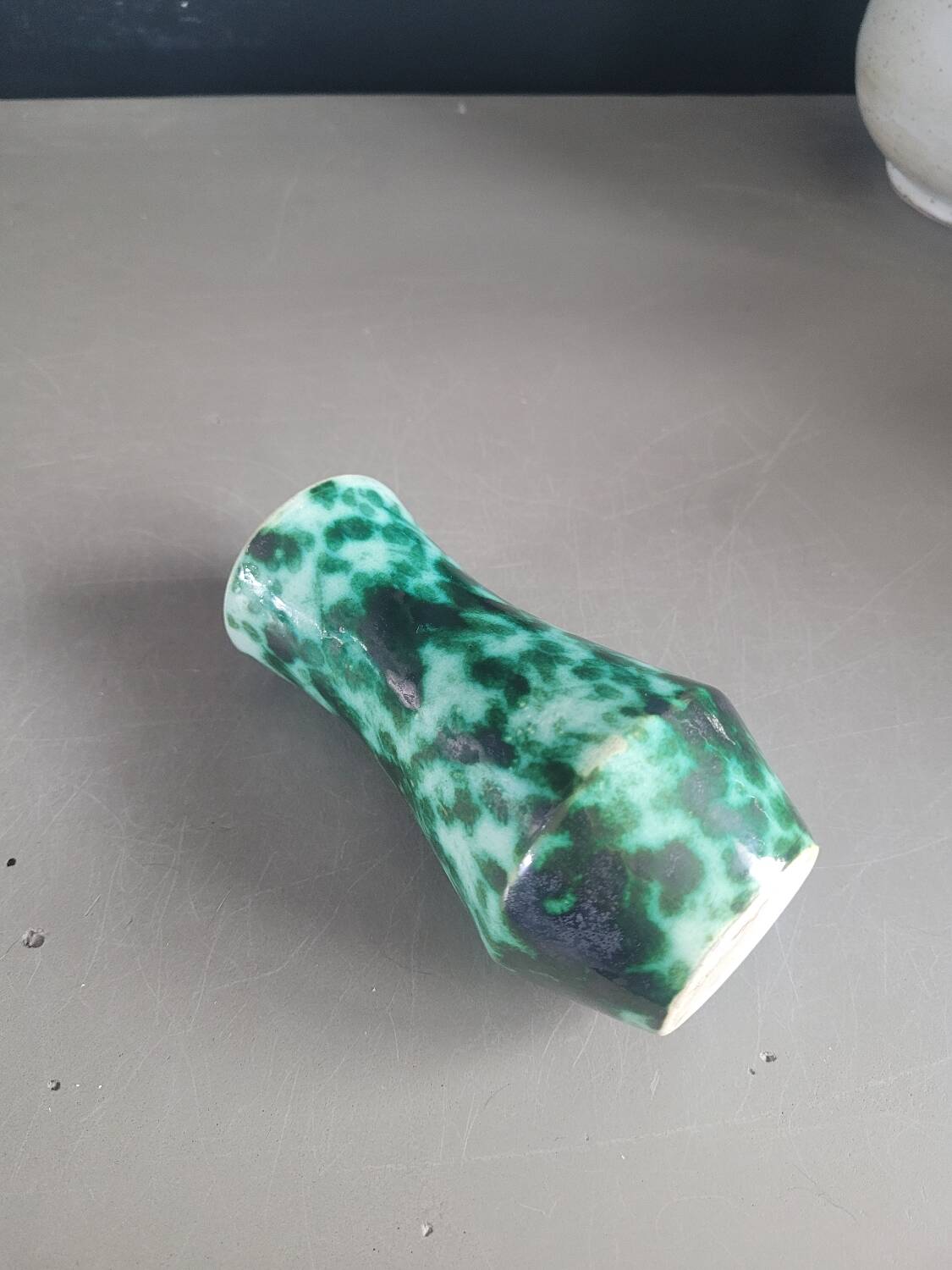 Small glazed ceramic vase