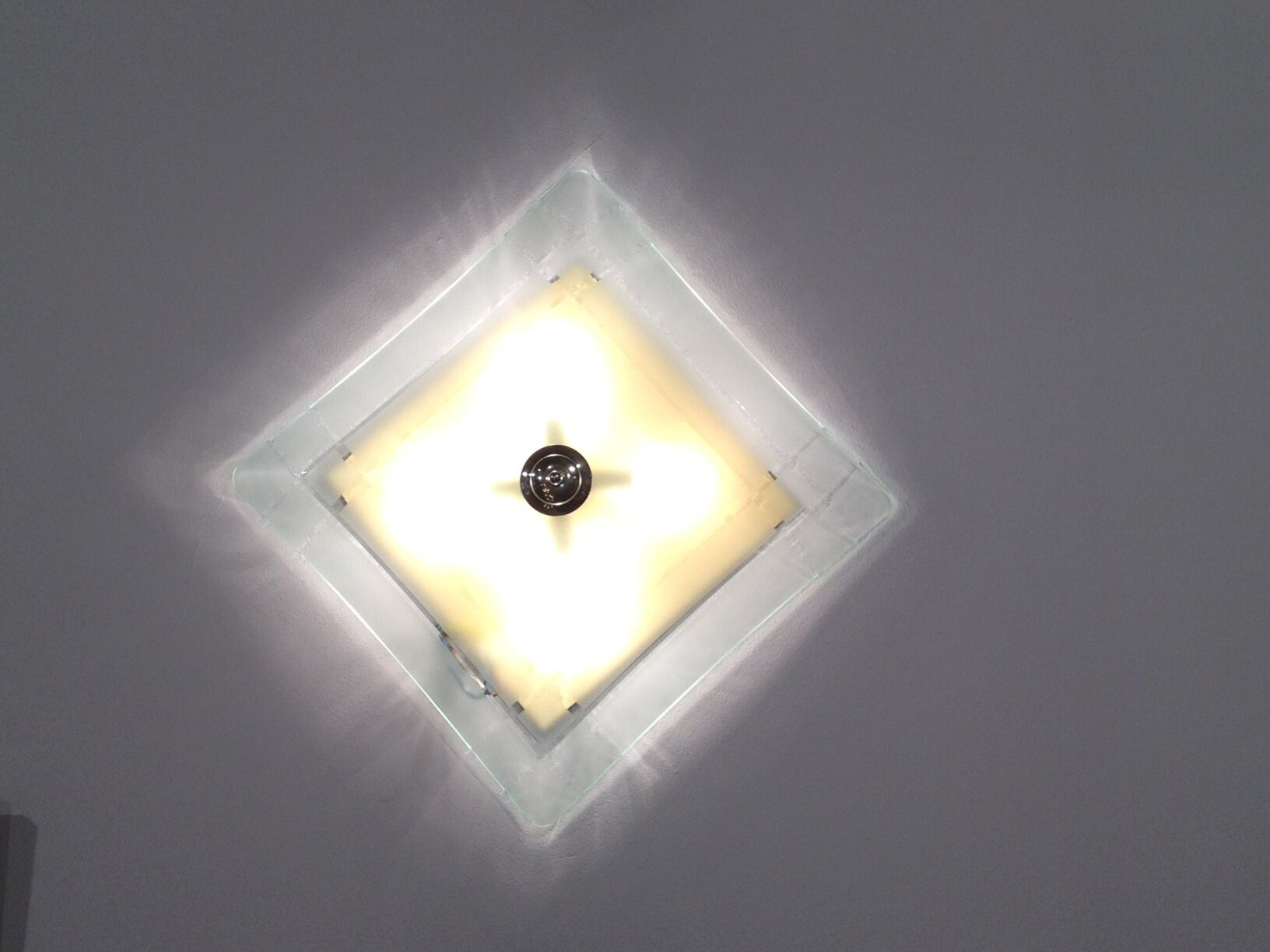 Pair of glass sconces