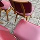Ensemble de 5 chaises Pynock vintage