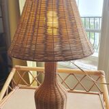 Lampe rotin