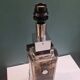Large table lamp base in Murano glass and chromed metal from the 70s