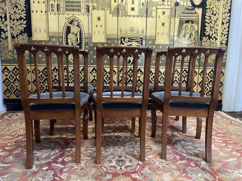Set of 6 Restoration period chairs