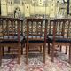 Set of 6 Restoration period chairs