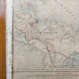 Old map Nantes and Vendée 162cm by 114cm